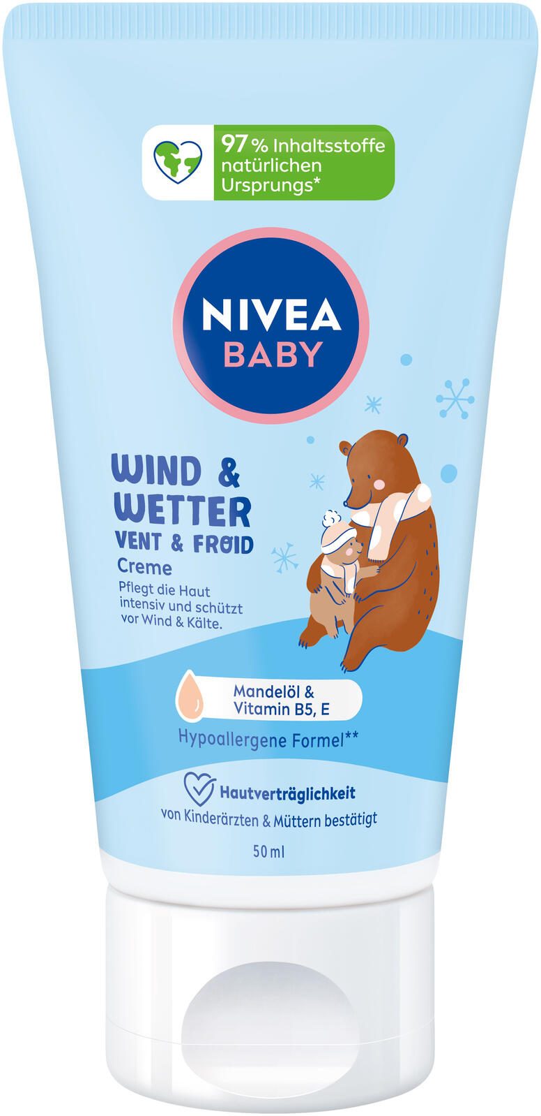 NIVEA BABY WIND & WETTER Babycreme 50,0 ml 80588