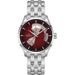 Hamilton Jazzmaster Open Heart Auto 40mm H32675170 - burgundrot,silber - 40mm