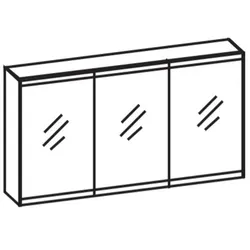 Artiqua LED-Spiegelschrank, Riviera Eiche quer NB, 072-SDT-1-12-438 072-SDT-1-12-438