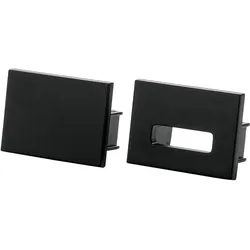 SG LEUCHTEN Endkappe schwarz Kunststoff L16mm H12mm 391449