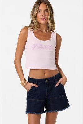 O'Neill s Lux Hawaii Scoopneck Tank Top in Pink, Size Small