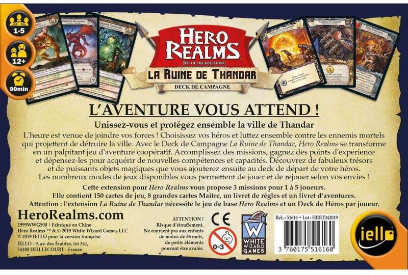 iello Hero Realms - Extension : La Ruine de Thandar