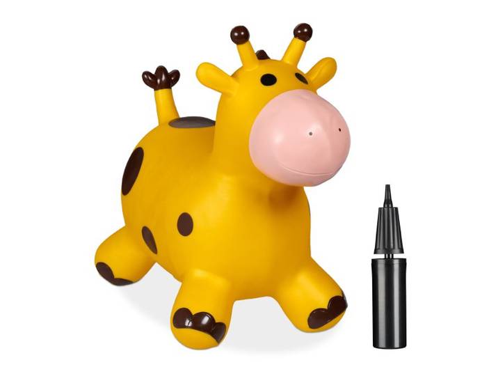 Relaxdays Animal sauteur en forme de girafe