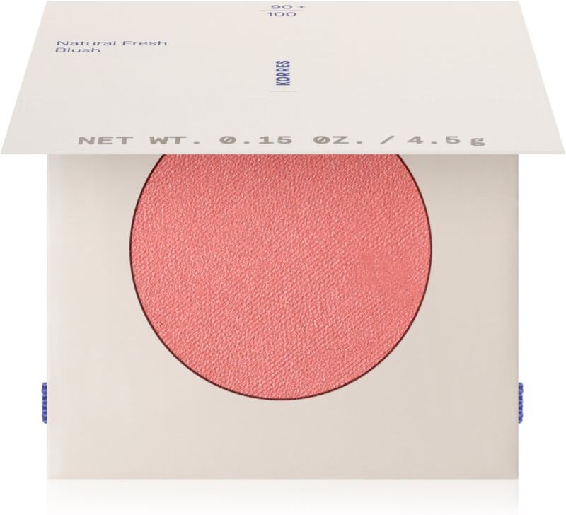 Korres Natural Fresh Blush compact blush shade Warm Peach 4.5 g