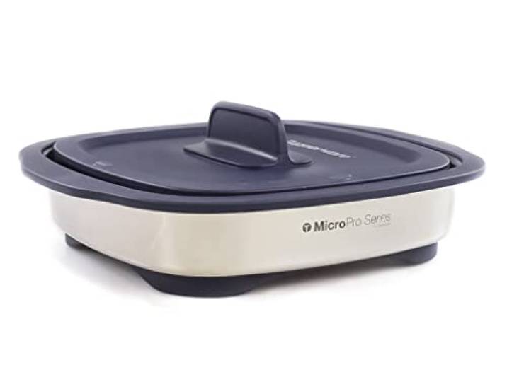 Tupperware - Mikrowellengrill MicroPro dunkelblau
