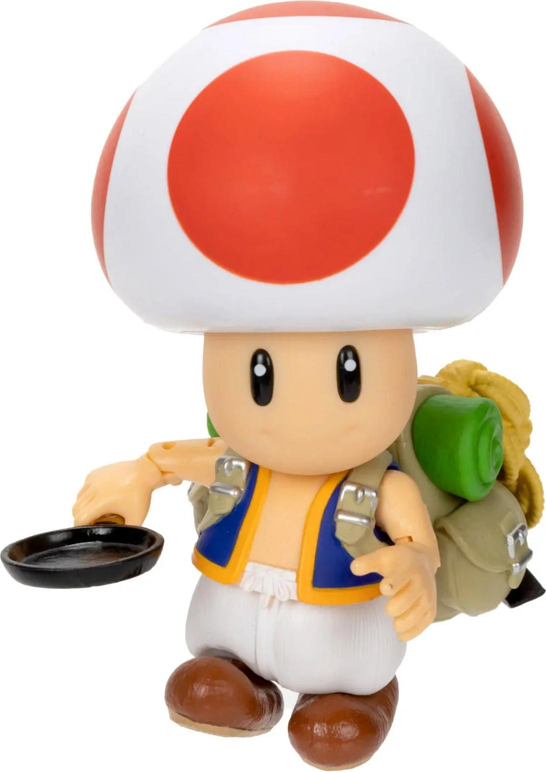Jakks Pacific Super Mario Bros. film actiefiguur Toad, 13 cm
