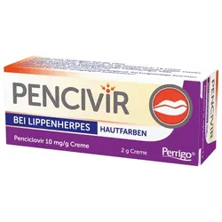 PENCIVIR bei Lippenherpes Creme hautfarben 1% 2 g