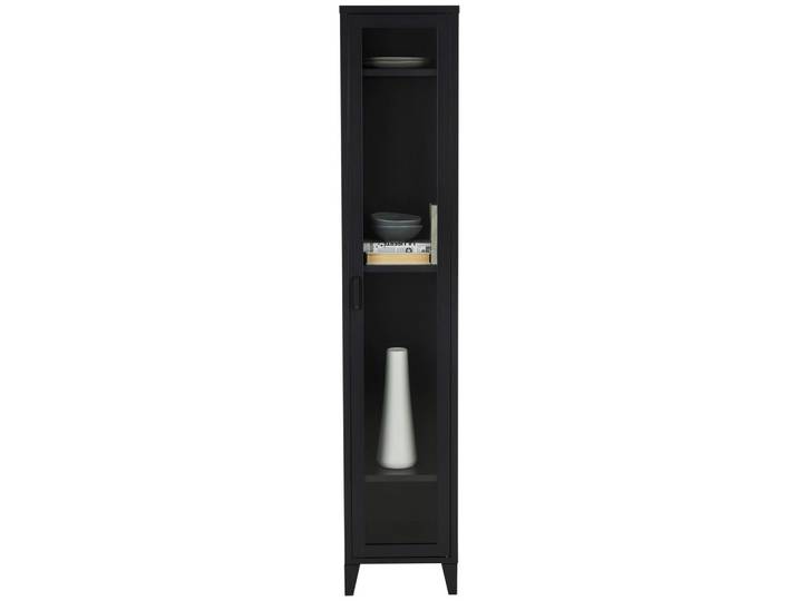 Vitrine 35/180/35 cm Schwarz
