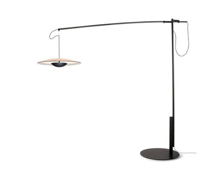 Ginger XXL 60 Stehleuchte Oak - Marset - Wohnzimmer - Aluminium