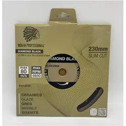 GCS, Schleifmittel, Tarcza Diamentowa 230mm Slim Cut Indian Professional
