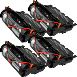 4 Kompatible Toner ersetzt Lexmark 64016HE Multipack schwarz
