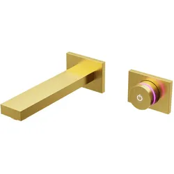 Steinberg Serie 390 Waschtischarmatur, iflow, vollelektronisch, Unterputz, Ausladung 175mm, 3901816BG, Farbe: Brushed Gold