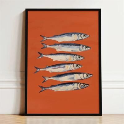 Uplift Picks French Breakfast Food Canvas Print Kitchen Wall Art Decor 25 30x40 Cm unframed