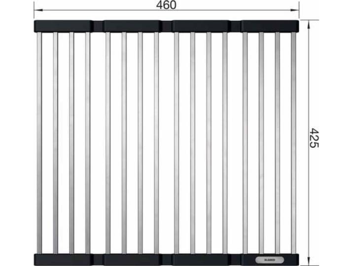 Blanco Tapis rabattable\, inox\, 460x425mm\, 238482