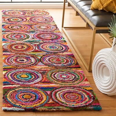 SAFAVIEH Handmade Nantucket Shino Contemporary Cotton Rug