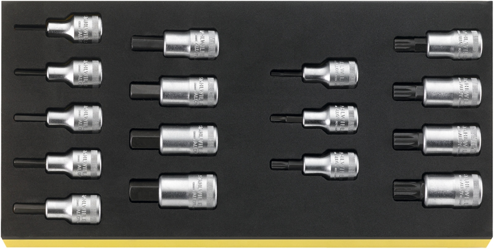 Stahlwille TCS-inzetstukken set 1/2" met TCS 54, TCS 54X en TCS 16