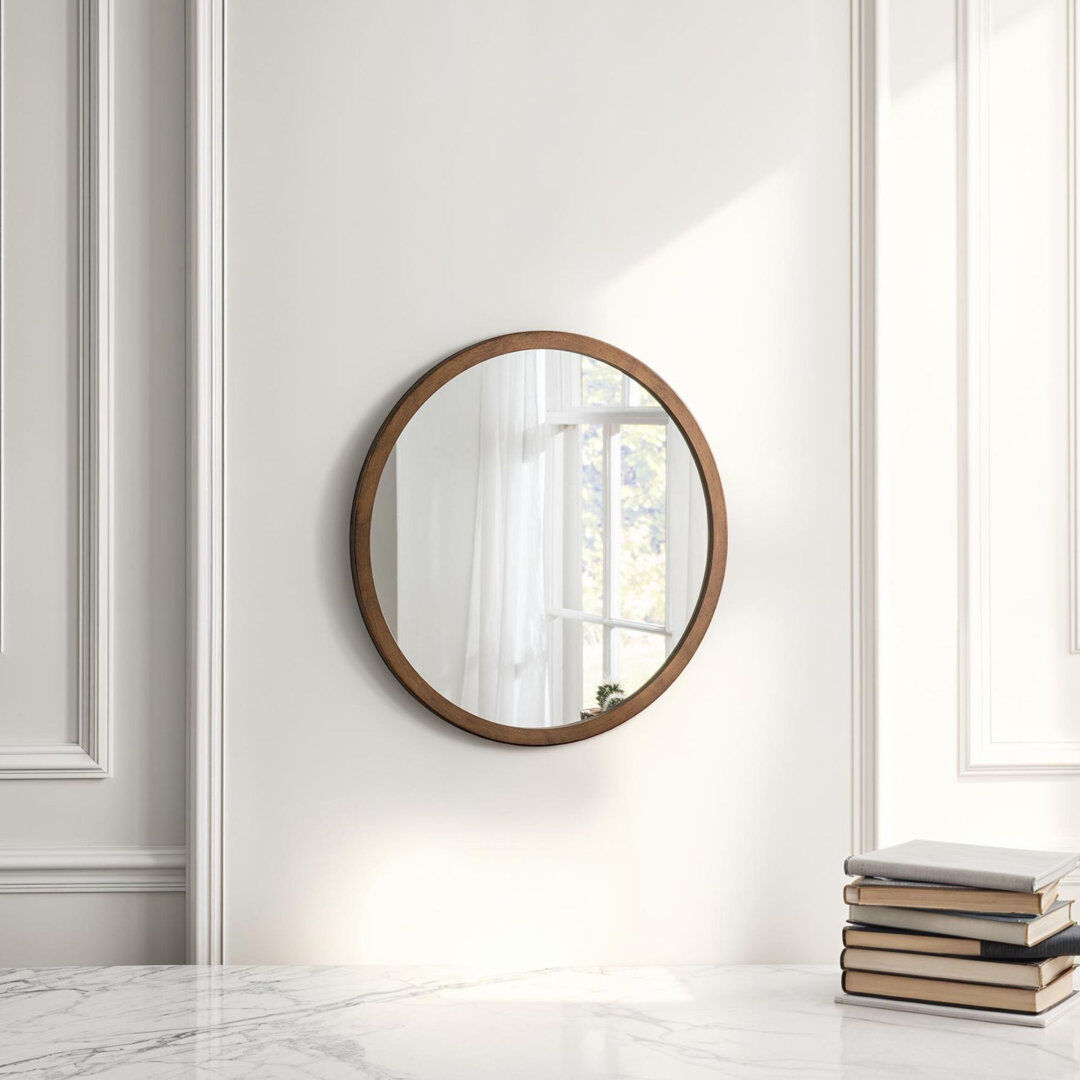 Zipcode Design Tabatha Round Wall Mirror Bronze 40cm H x 40cm W