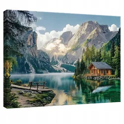 LEINWANDBILD Berge Natur Modern 100x70