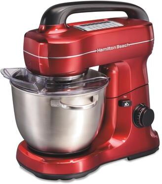 Hamilton Beach 4 Qt. 7-Speed Tilt Head Stand Mixer Red