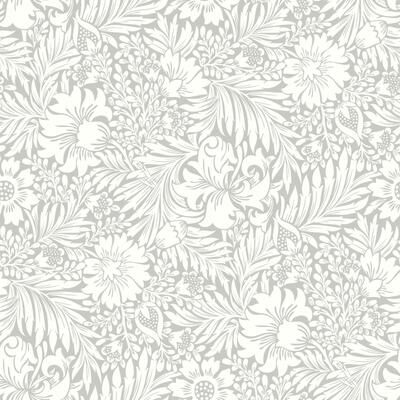 Erin & Ben Co. Erin & Ben Mist Modern Acanthus Peel and Stick Wallpaper