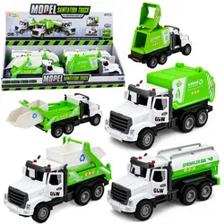 Kommunales Fahrzeug, Metallkabine, Antrieb, Türen öffnen, Lichter, Geräusche 1:46