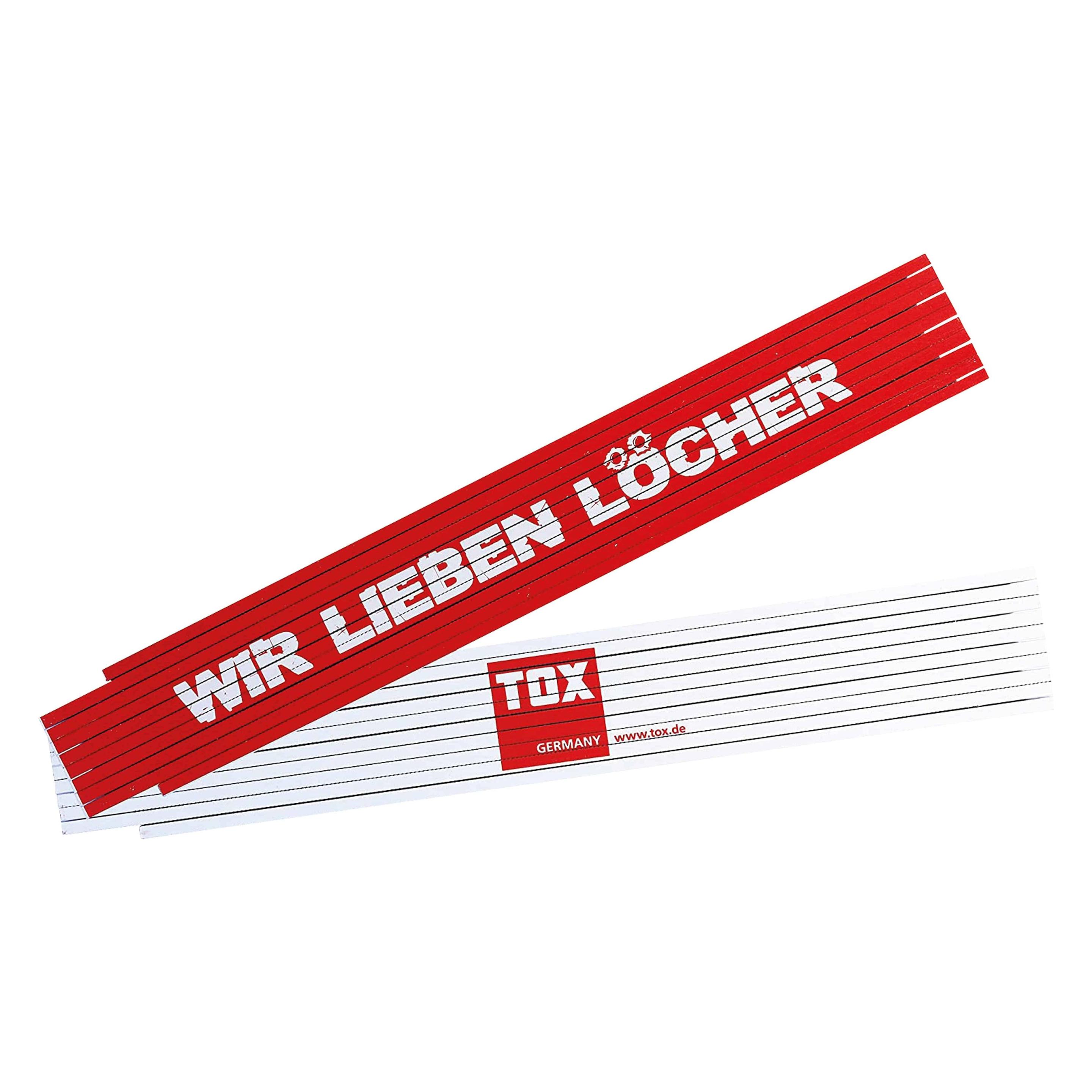 Tox Meterstab 2 mtr. "...wir lieben Löcher!" (2 m) (09969001/T)