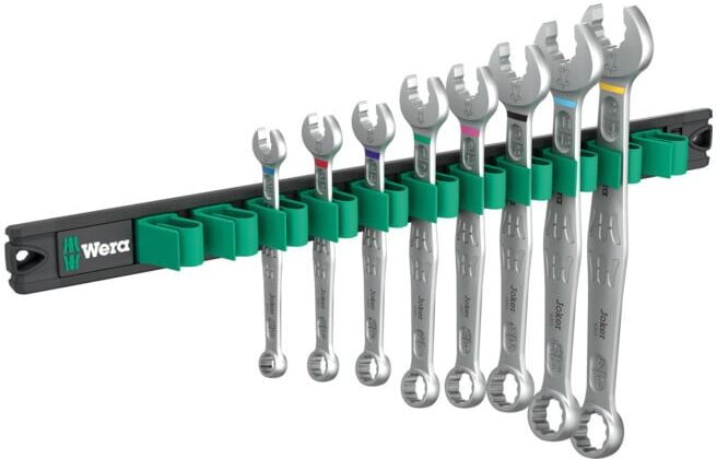 Barre magnétique Wera 6003 Joker Imperial 1 Jeu de clés mixtes, syst. impérial, 8 pièces (05020235001)
