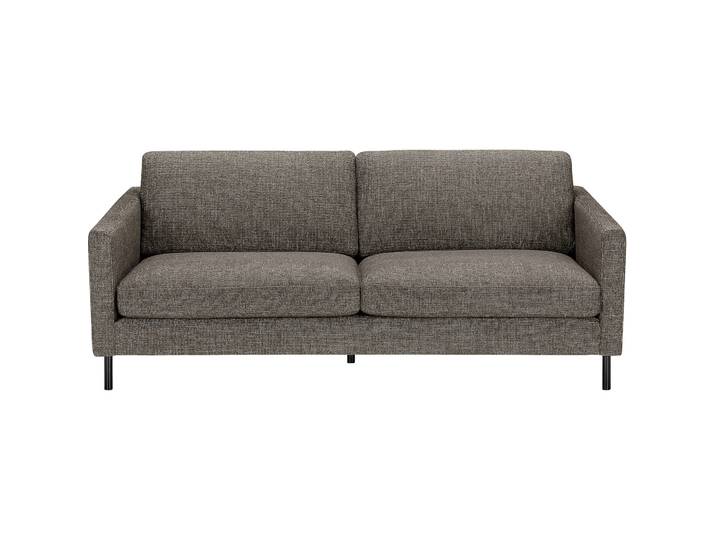 Stilvolles Sofa Domino Stoff Braun B 196 cm T 98 cm - Sofa