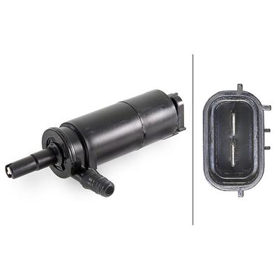 Hella Waschwasserpumpe, Scheinwerferreinigung [Hersteller-Nr. 8TW006849-051] für Maserati, Vauxhall, Opel, Saab