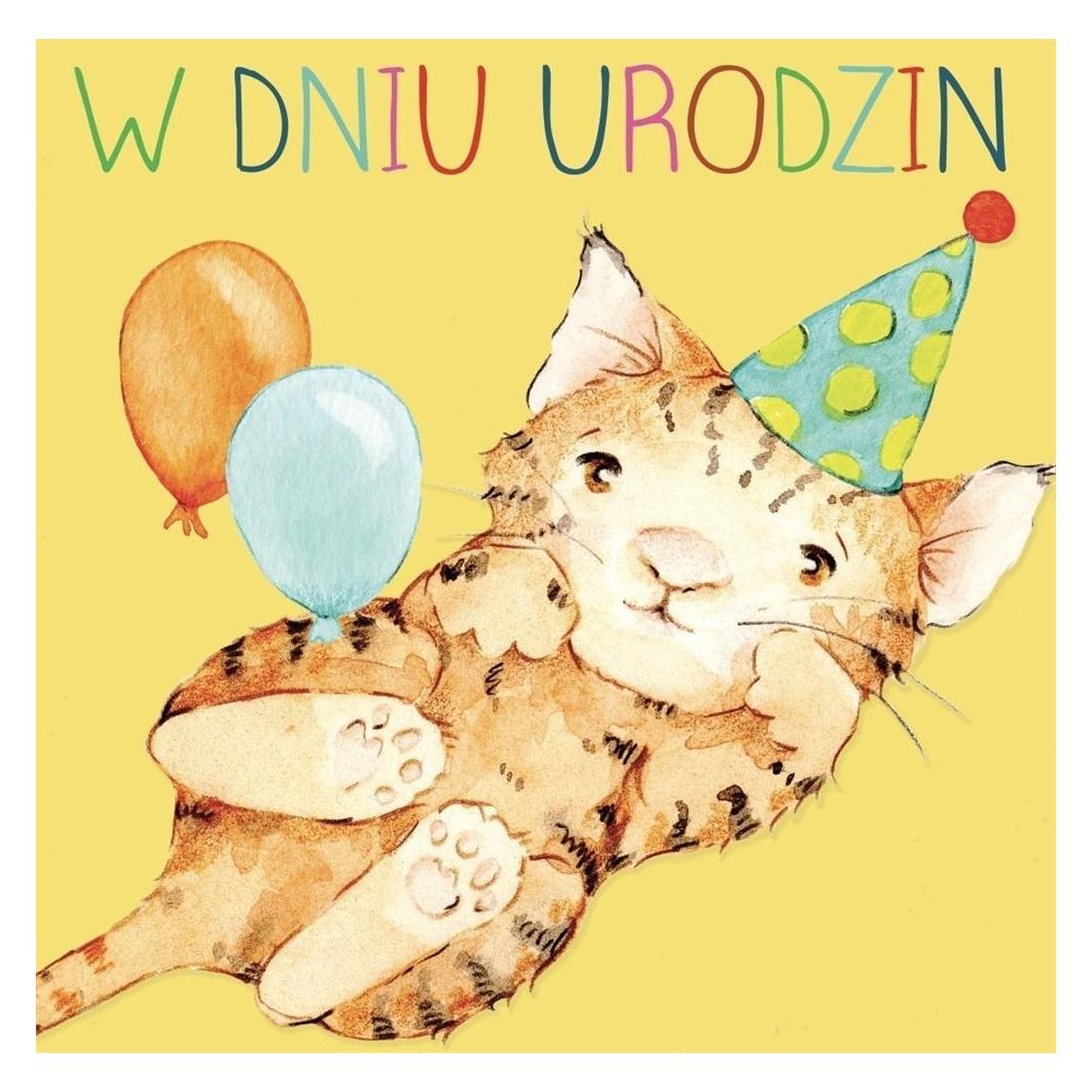 Clear Creation Quadratische Karte CL4215 PO Kätzchengeburtstag (48986247)