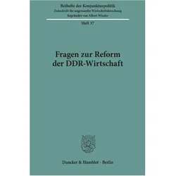 Fragen zur Reform der DDR-Wirtschaft., Fachbücher von Herbert Wilkens
