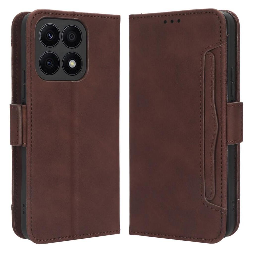 Cover-Discount Honor X8a - Etui viele Kartenfächer braun (Honor X8a) (660130849A)