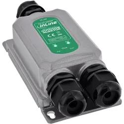 Allnet InLine PoE++ Injektor outdoor, 1Gb/s, IP67, IK10, max. 60W (802.3af (PoE), 802.3at (PoE+), 802.3bt (PoE++), 60 W), PoE Injector