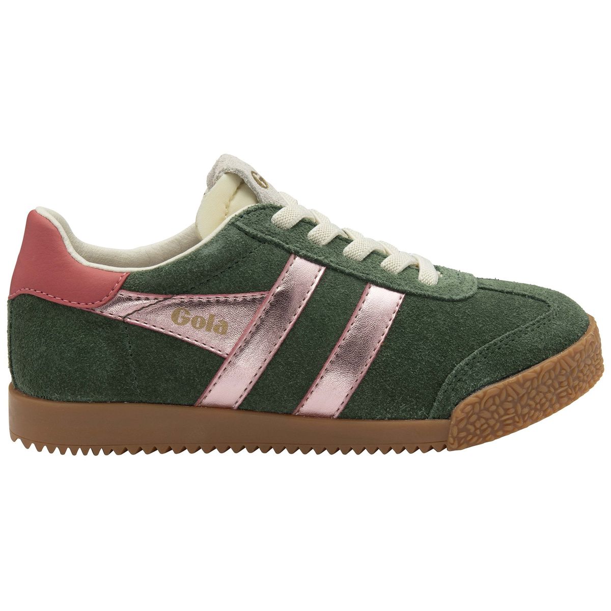 Gola Elan Glitz Sneaker Kids evergreen/pink/coral (NK) 28K CKA790-NK-28K-evergreenpinkcoral