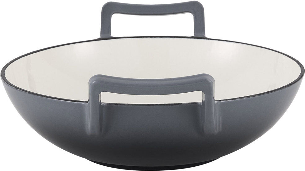 Living And Home Cast Iron Stock Pot Red 38.5cm W