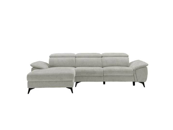 Canapé angle relax méridienn g NEWPORT III tissu grège