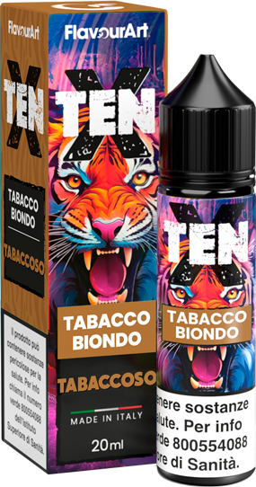Flavourart Tabacco Biondo Tenx Liquido Shot 20ml