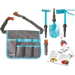 Happy People 16866 - GARDENA Gürteltasche 7-teilig inkl. Schaufel, Rechen, Hacke