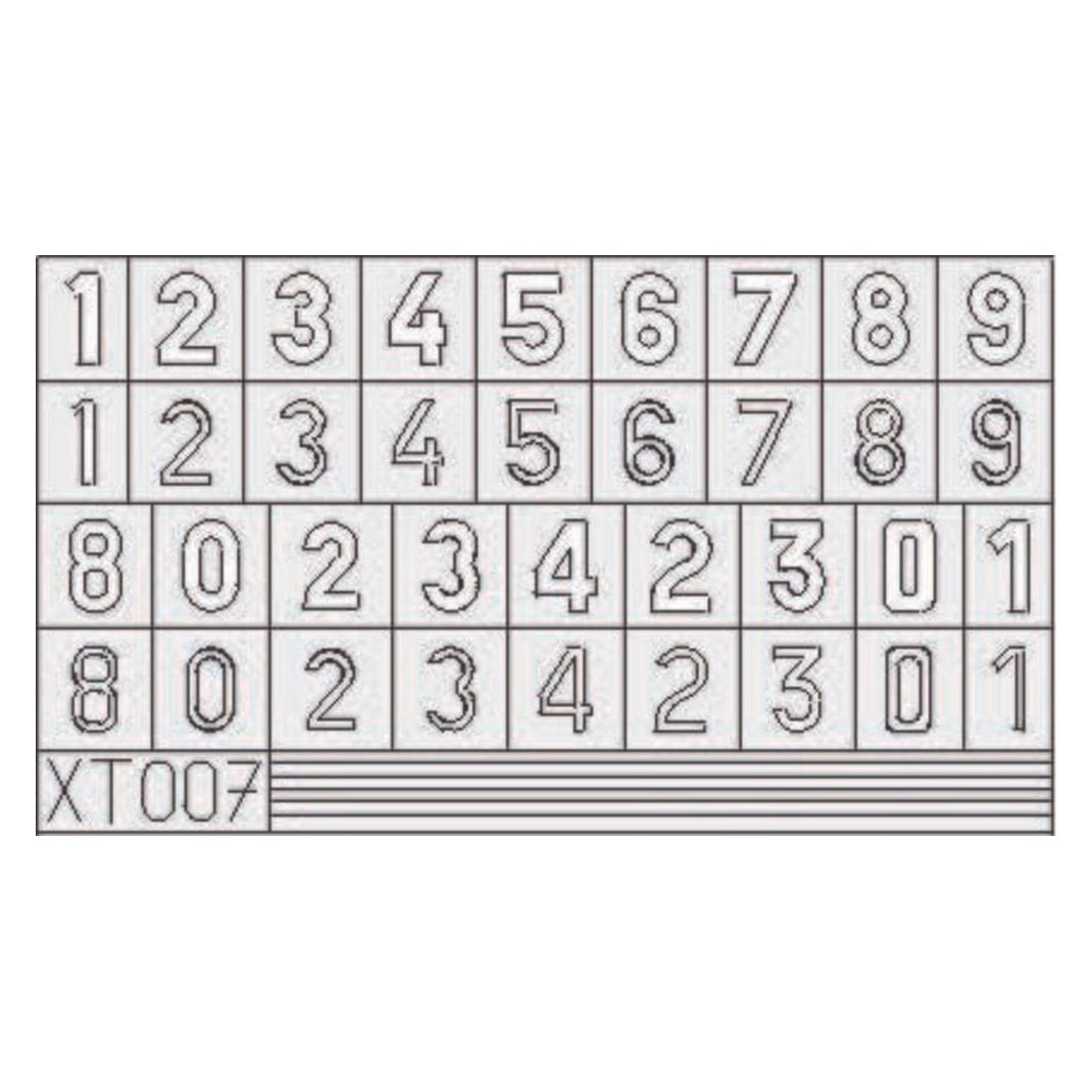 Eduard German Number small (XT007)
