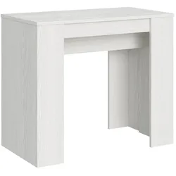 Itamoby Ausziehbare Konsole 90x48/308 cm Basic White Ash