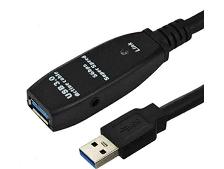 Active USB 3.0 cable, A-A M-F