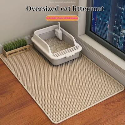 Uplifted Finds Extra Large Honeycomb Scatter Control Mat yellow 55 X 75 Cm