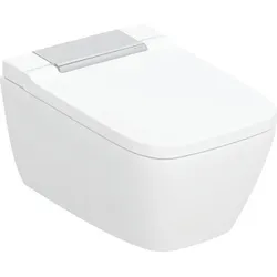 Geberit AquaClean Sela eckig WC-Komplettanlage Wand-WC, gchrom glzd