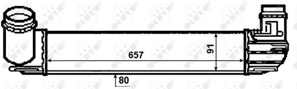 Nrf Ladeluftkühler 30481 Für Renault