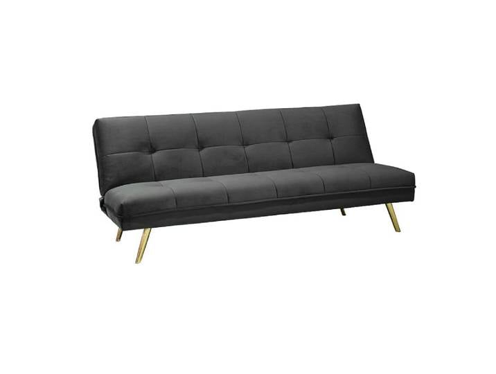 ANGEBOT Graues ausziehbares Sofa MORITZ VELVET II. Wahl