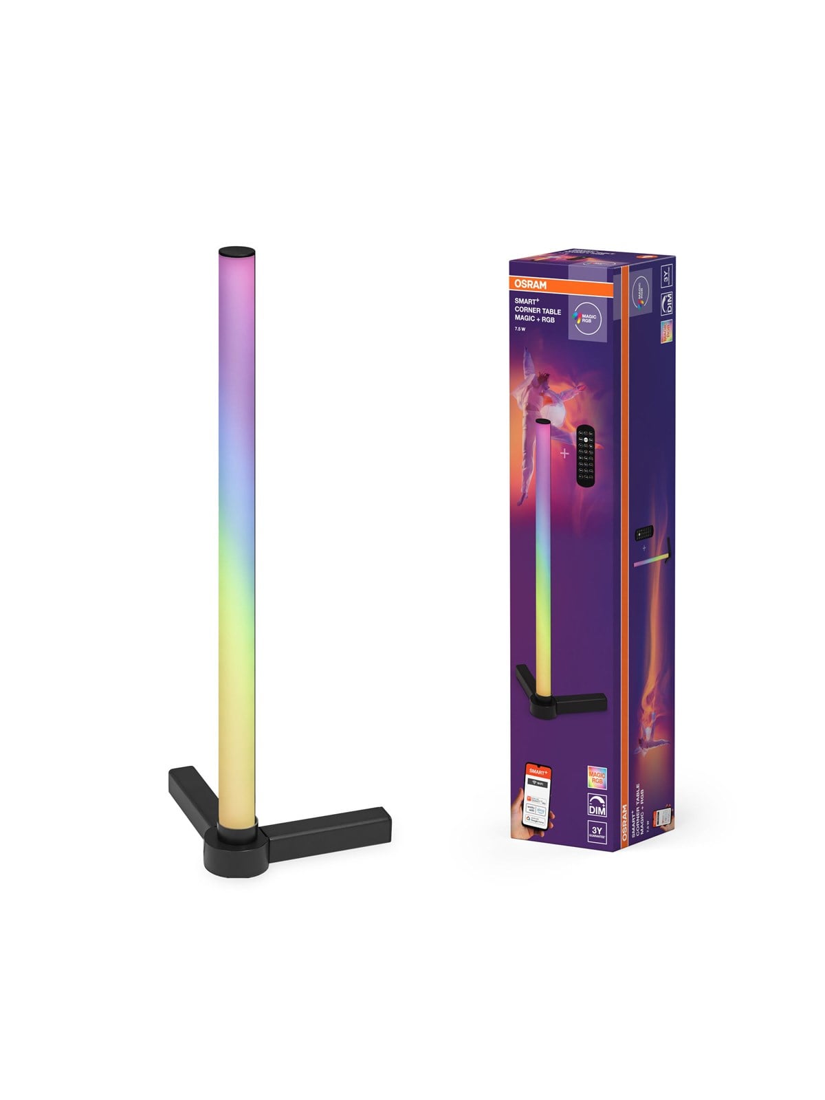 Osram SMART+ Corner Table 7.5W/RGB 425mm black WiFi