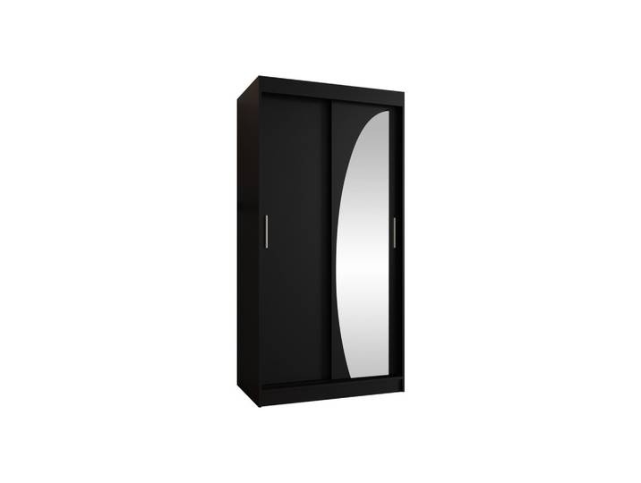 SCHWEBETÜRENSCHRANK Wika 100 cm mit Schubladen