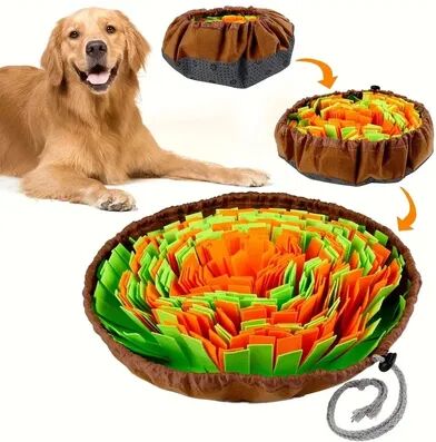 Multisell Products Hub Foldable Dog Nosework Feeding Mat, Washable Felt Pet Sniffing Pad, Toy Dog Training Natural Foraging Snuff Mat 1