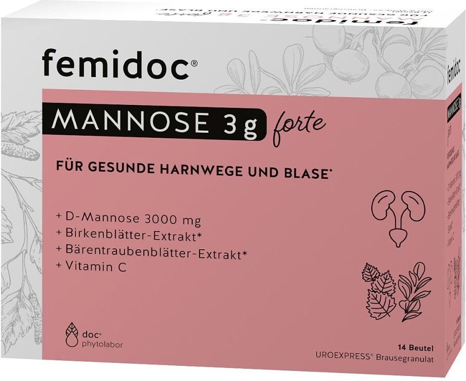 femidoc® MANNOSE 3 g forte 14stk