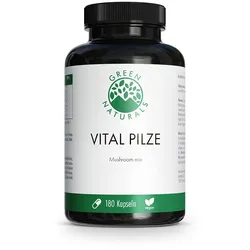 GREEN NATURALS Vital Pilze Cordyceps Reishi vegan 180 St
